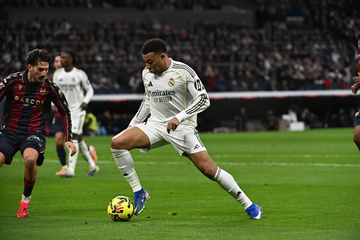 Kylian Mbappé es el goleador de la UEFA Champions League. //Foto, EFE: FERNANDO VILLAR
