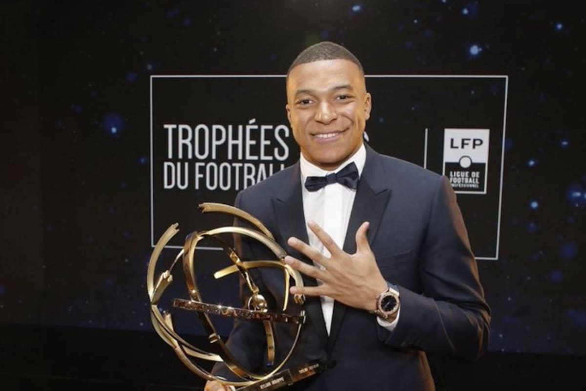 Mbappé, elegido mejor jugador del año, y Bellingham, mejor futbolista de la liga española