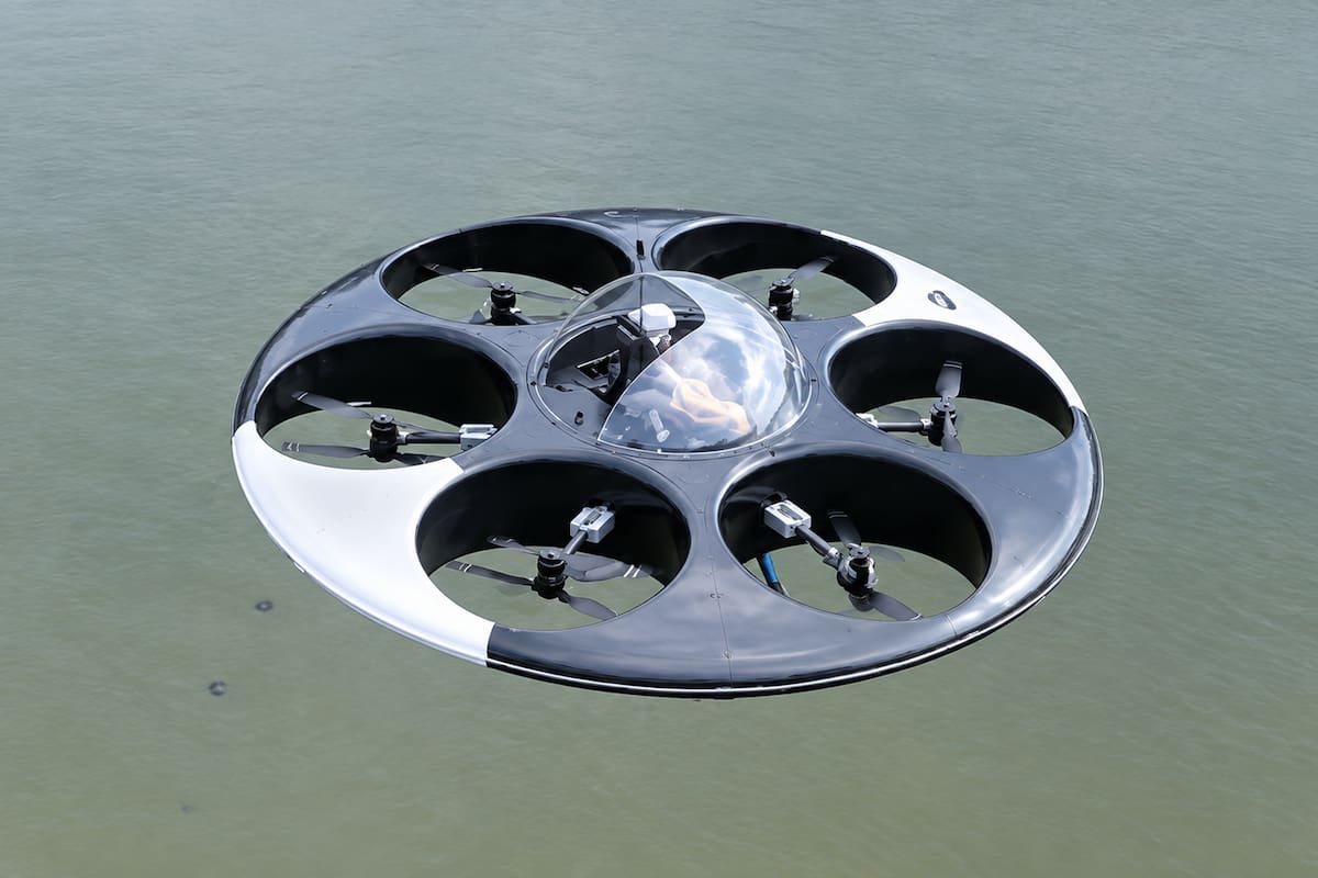 Video: La insólita aeronave en forma de platillo volador ya está a la venta