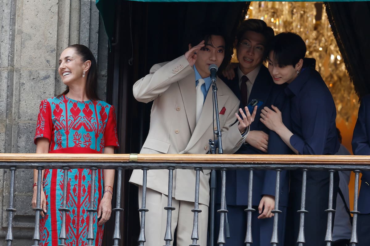 Visita de BTS a México. // EFE