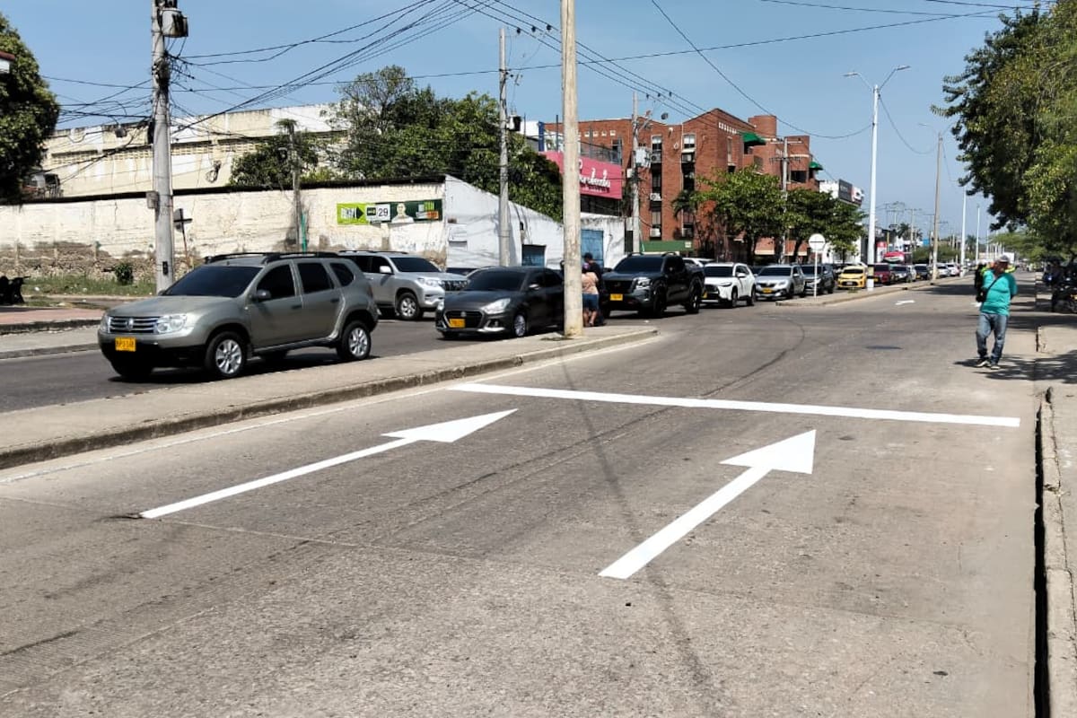 DATT prueba el doble sentido en Pie de la Popa: así busca aliviar el tráfico en Cartagena