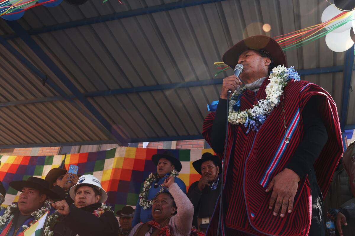 Expresidente de Bolivia, Evo Morales. // Foto: EFE.