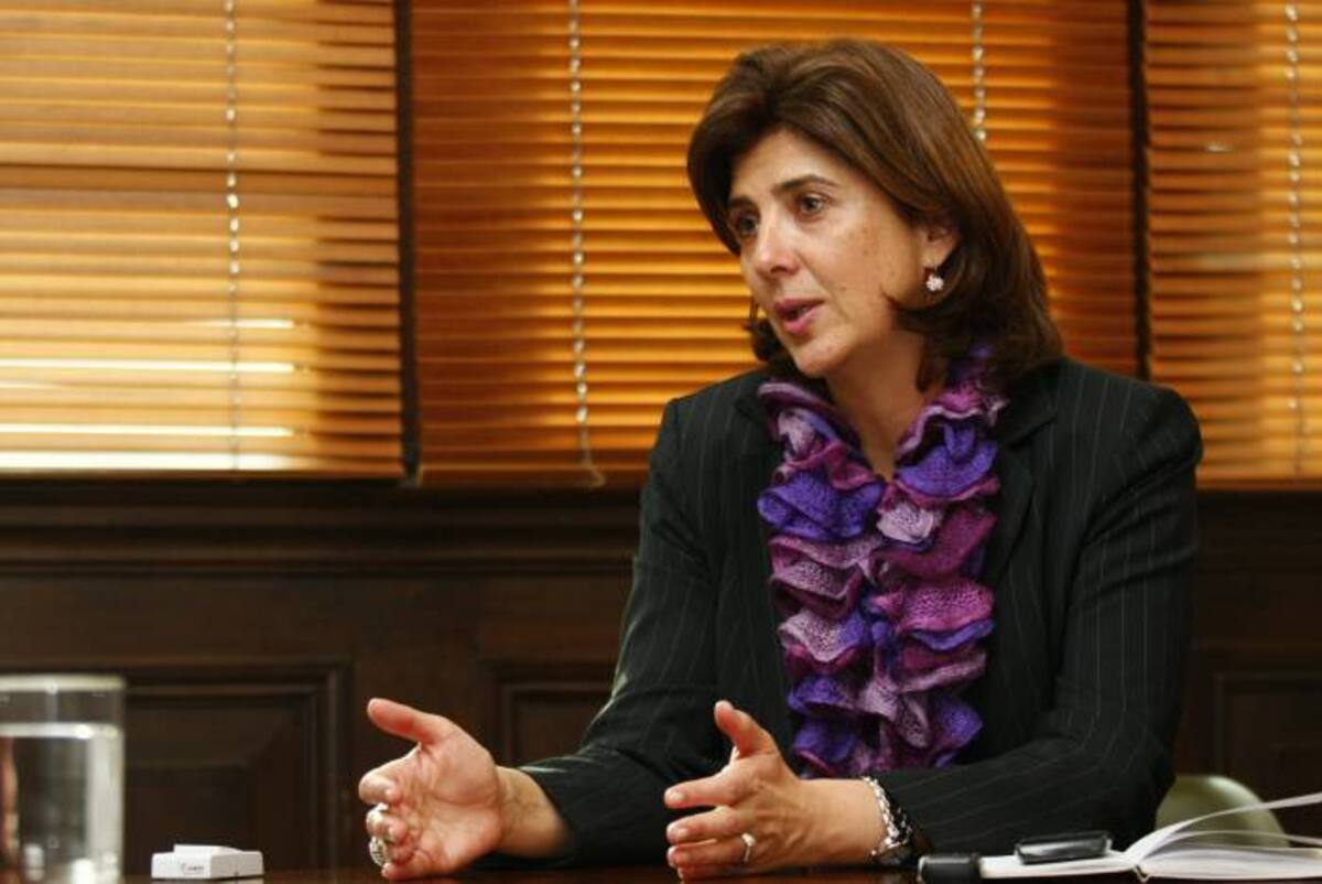 María Ángela Holguín, canciller colombiana. Archivo