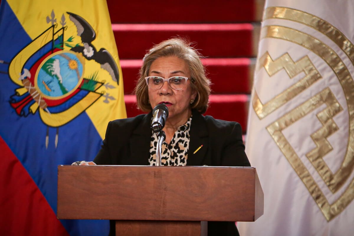 La canciller de Colombia, Rosa Yolanda Villavicencio. // Foto: Colprensa - Cristian Bayona.