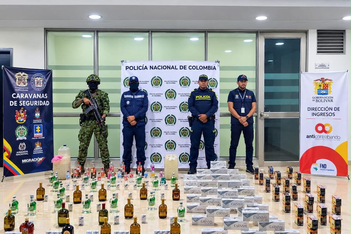 Golpe al contrabando en Turbaco: incautan productos por más de $23 millones