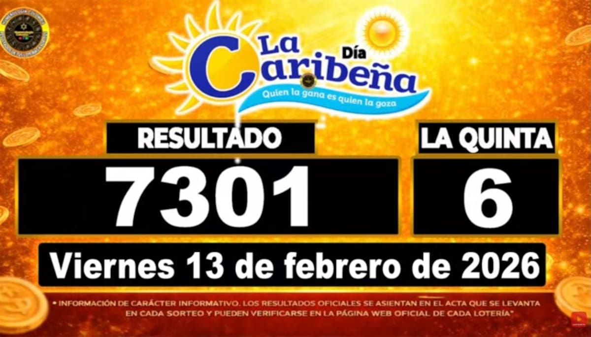La Caribeña Día del 13 de febrero de 2026. // Foto: captura de pantalla