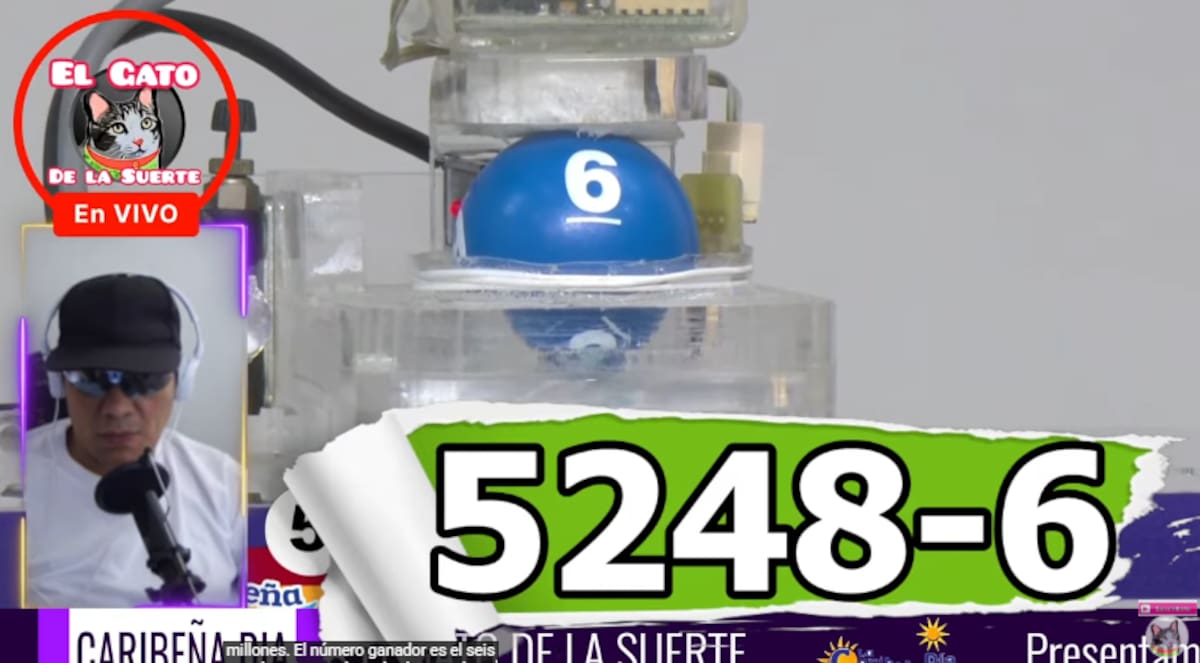 La Caribeña Día del 20 de septiembre de 2026. // Foto: captura de pantalla tomada de la cuenta de YouTube El Gato de la Suerte.