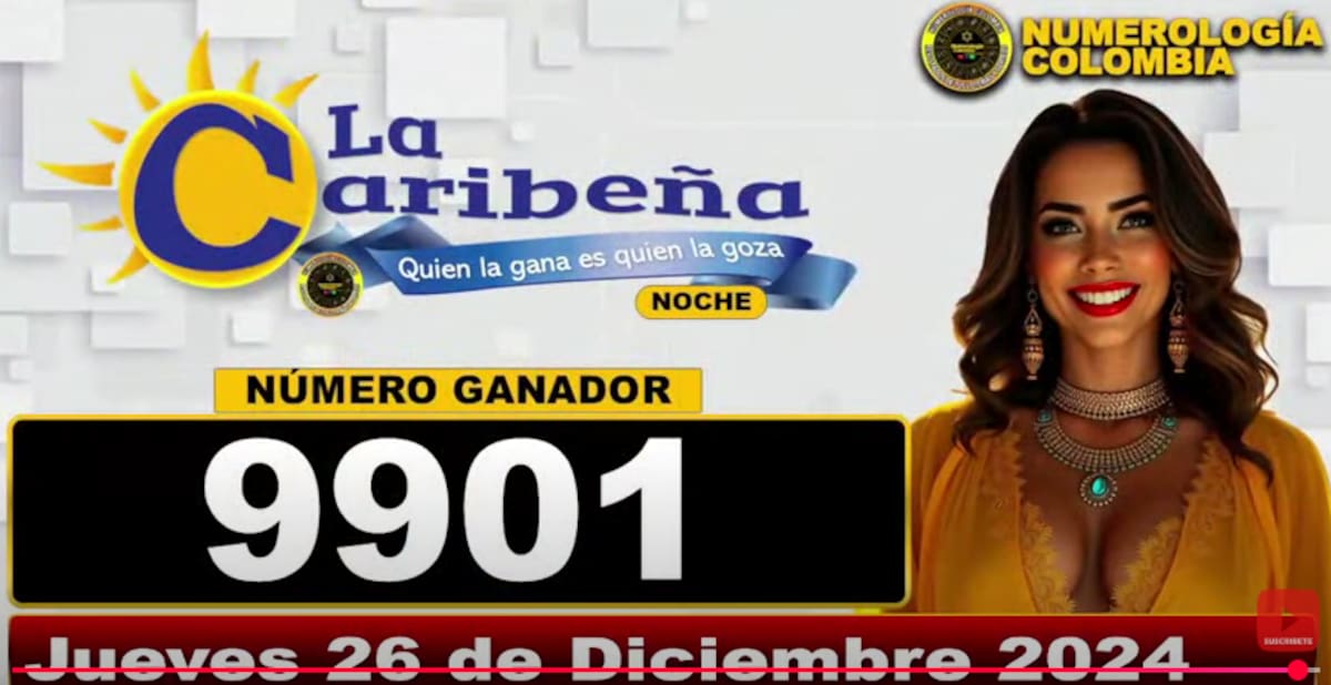 Resultado de La Caribeña Noche jueves 26 de diciembre.