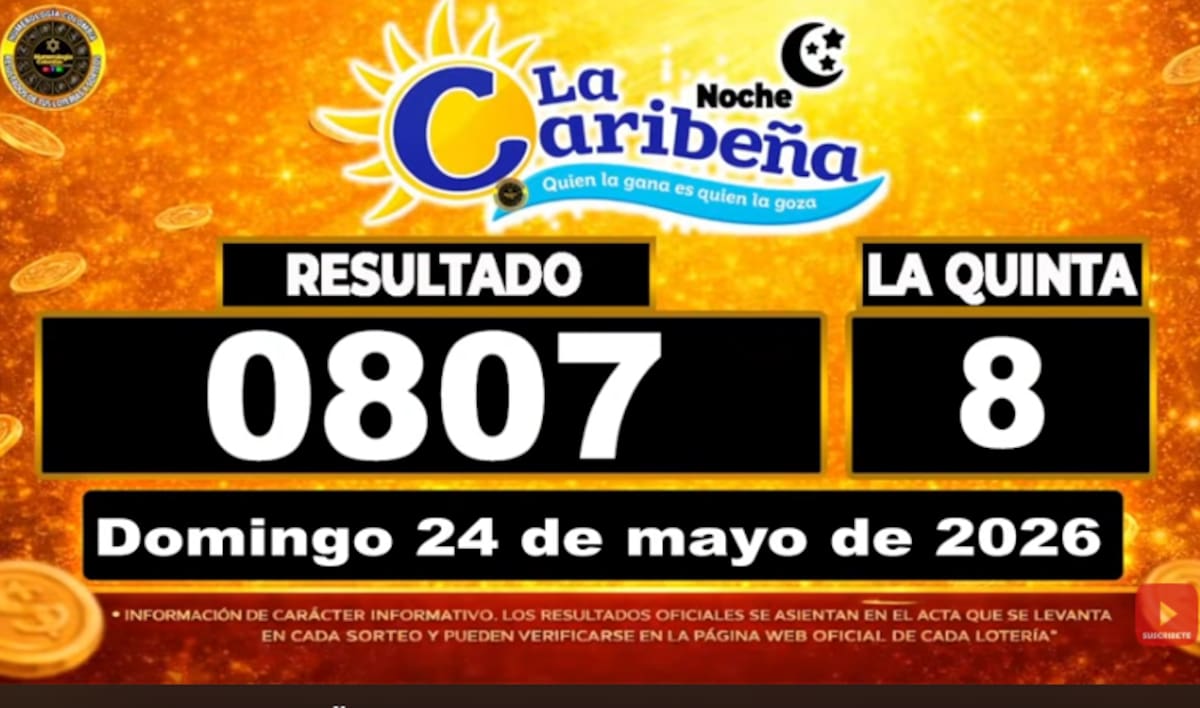 La Caribeña Noche del 24 de mayo de 2026. // Foto: captura de pantalla