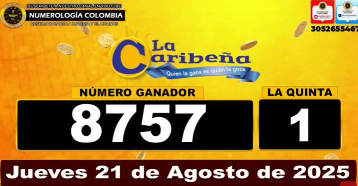 La Caribeña Noche del jueves 21 de agosto de 2025. // Foto: captura de pantalla