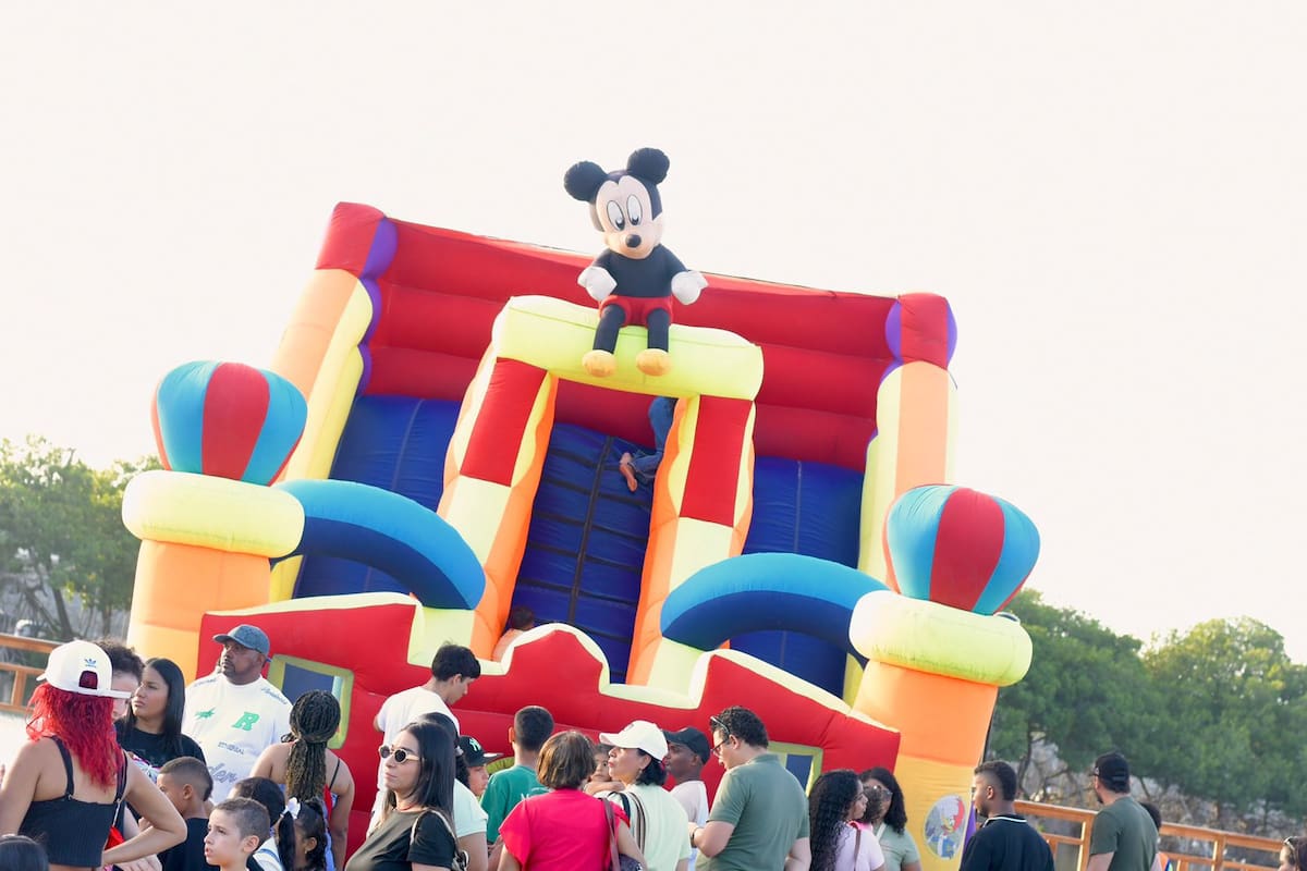 Cientos de familias participaron en las actividades del Corredor de la Diversión, iniciativa organizada en el marco de los 493 años de Cartagena.