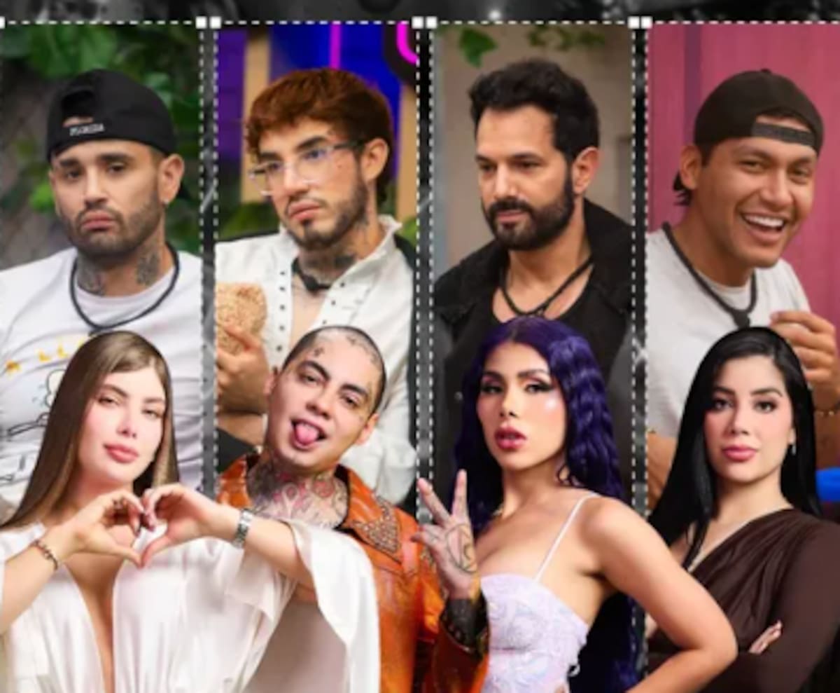 Finalistas de La casa de los famosos 2026 y sus jefes de campaña. //Foto: IG @lacasadelosfamosos1.