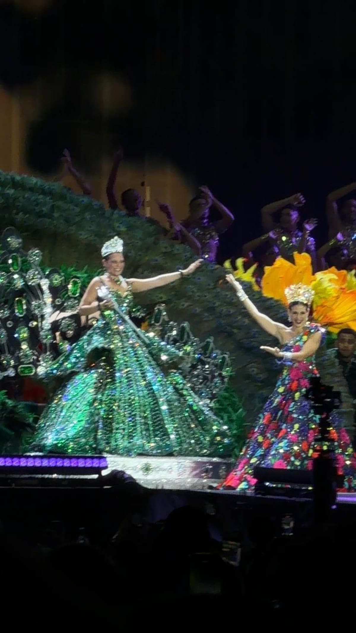 La coronación de Michelle reunió a todas las reinas del Carnaval. // El Universal