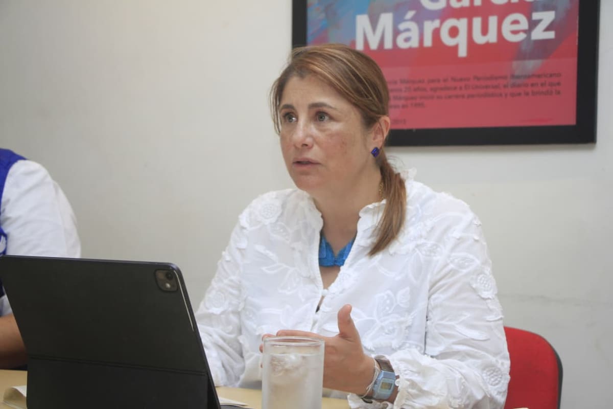 La defensora del Pueblo, Iris Marín Ortiz, en diálogo con el Universal. // Foto: Julio Castaño Beltrán