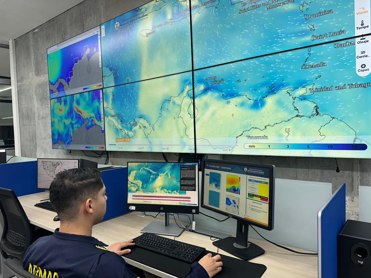 La Dirección General Marítima (Dimar) fortalece servicios climáticos para prevenir riesgos en Cartagena. // Foto: cortesía de la Dimar