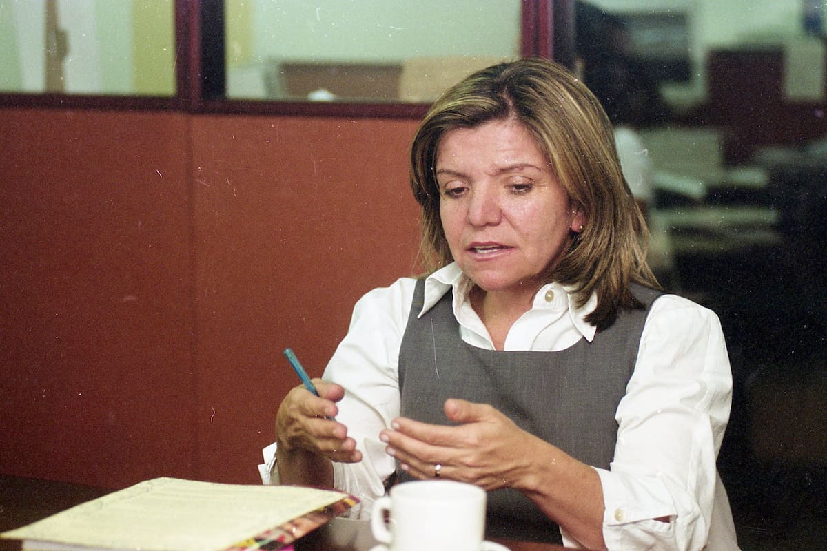 La directora de la Unidad de Implementación del Acuerdo de Paz, Gloria Cuartas. // Foto: Colprensa