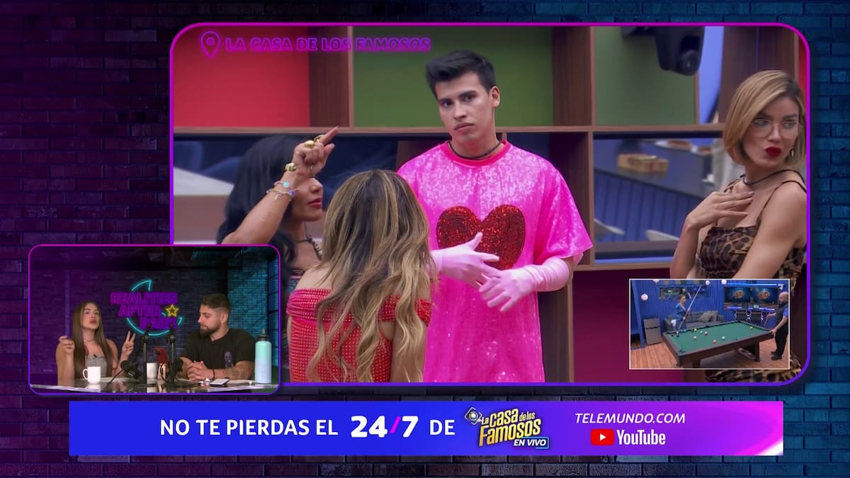 La Divaza en La casa de los famosos Telemundo. //Foto: captura de pantalla.