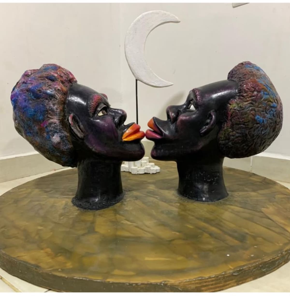 La escultura de Moisés Zabaleta se convierte desde ya en un punto de encuentro y peregrinaje de toda la comunidad de Tierra Baja. //Foto: Cortesía.