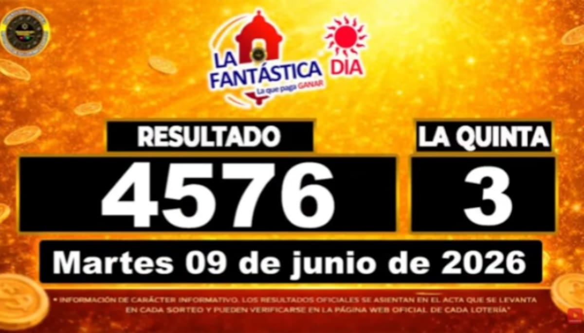 La Fantástica Día del 9 de junio de 2026. // Foto: captura de pantalla