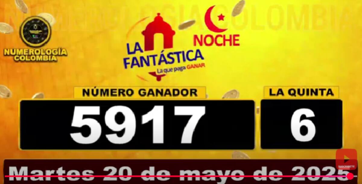 Resultado de La Fantástica Noche martes 20 de mayo de 2025.