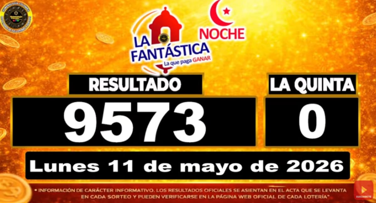 La Fantástica Noche del 11 de mayo de 2026. // Foto: captura de pantalla