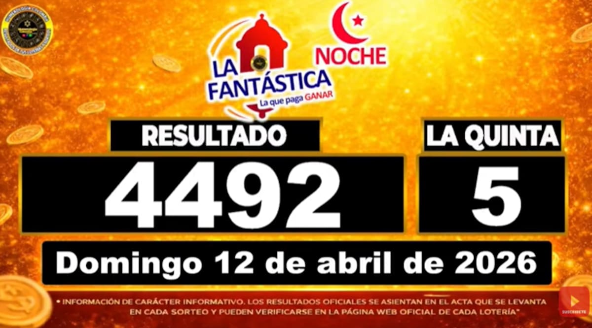 La Fantástica Noche del 12 de abril de 2026. // Foto: captura de pantalla