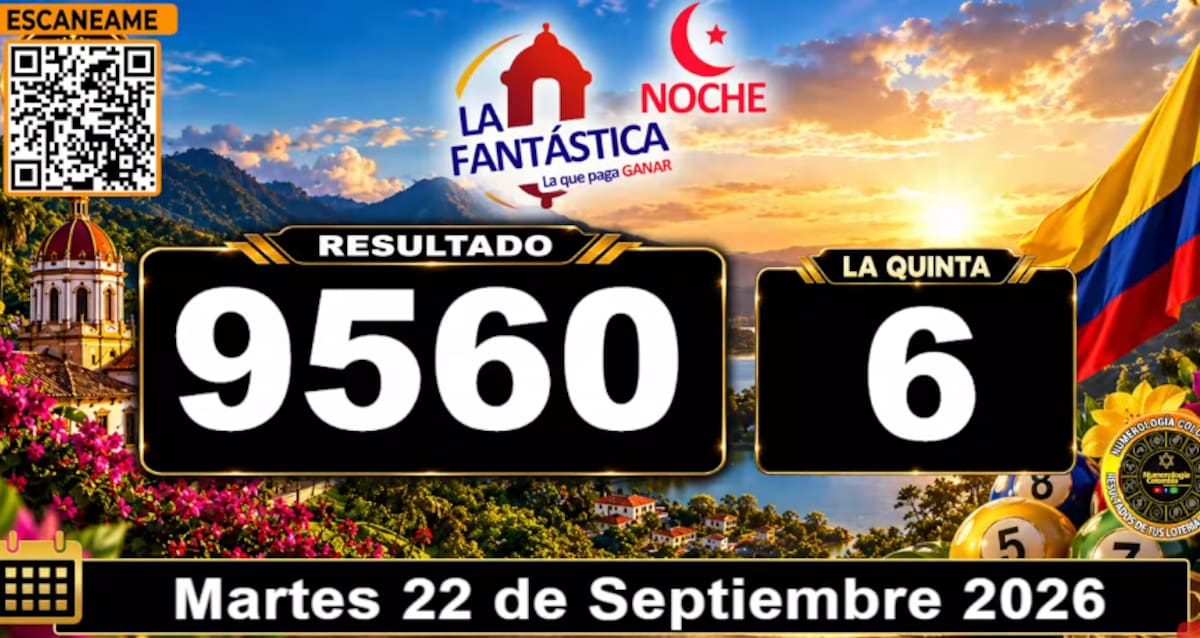 La Fantástica Noche del 22 de septiembre de 2026. // Foto: captura de pantalla del canal de YouTube @NumerologíaColombia.