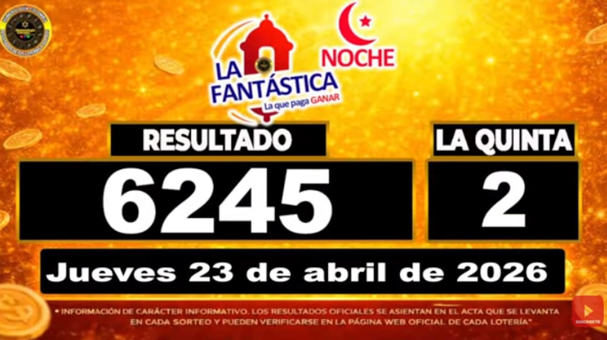 La Fantástica Noche del 23 de abril de 2026. // Foto: captura de pantalla