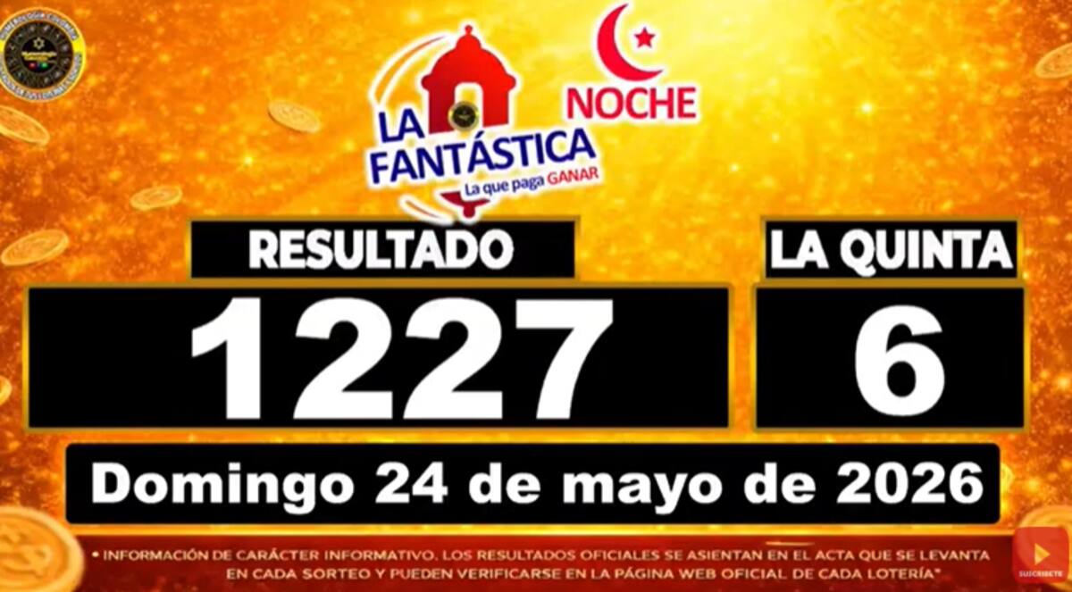 La Fantástica Noche del 24 de mayo de 2026. // Foto: captura de pantalla