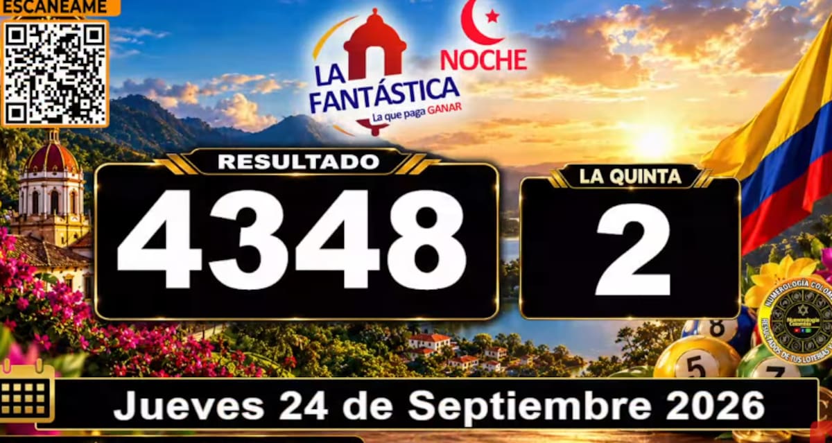 La Fantástica Noche del 24 de septiembre de 2026. // Foto: captura de pantalla del canal de YouTube @NumerologíaColombia.