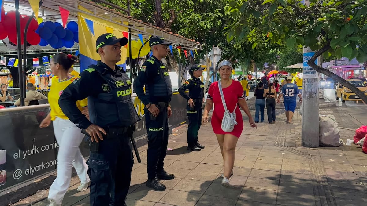 La fiesta del fútbol estará vigilada: 1.500 policías custodiarán el Colombia vs. Ghana.