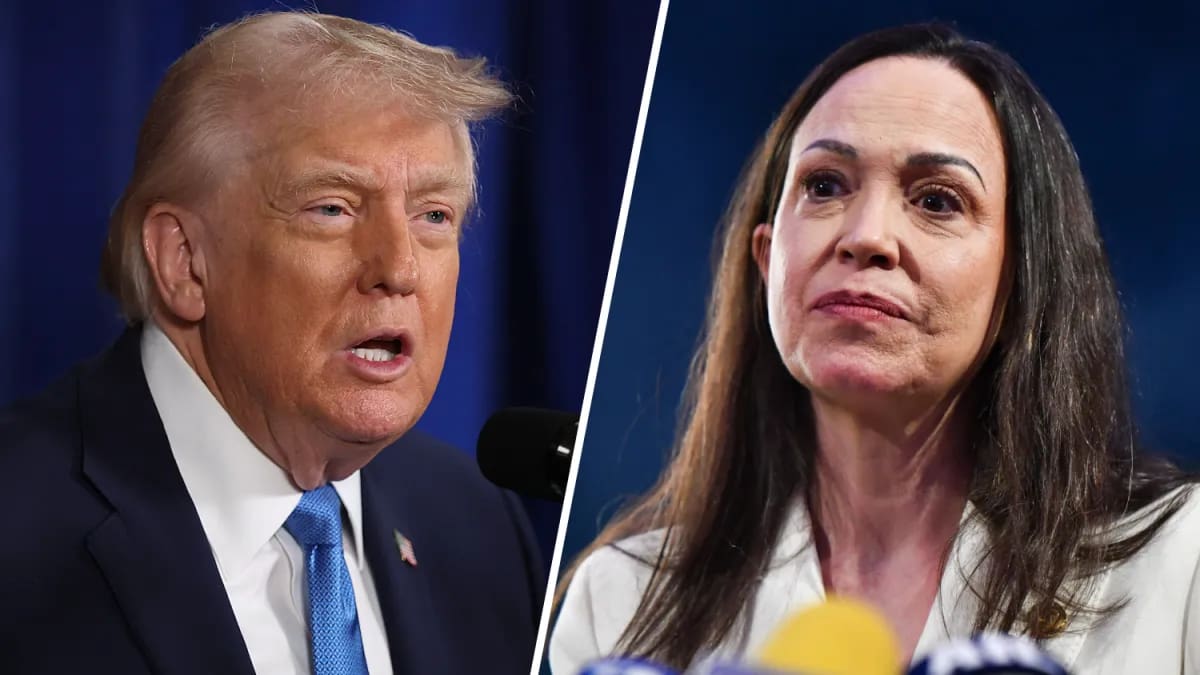 María Corina Machado y Donald Trump.// Foto: suministrada/VANGUARDIA