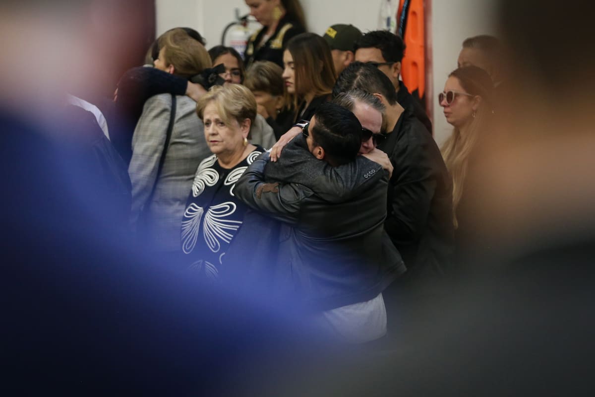 En el Concejo de Bogotá en cámara ardiente familiares y amigos despiden a La Gorda Fabiola. //Foto: Colprensa.