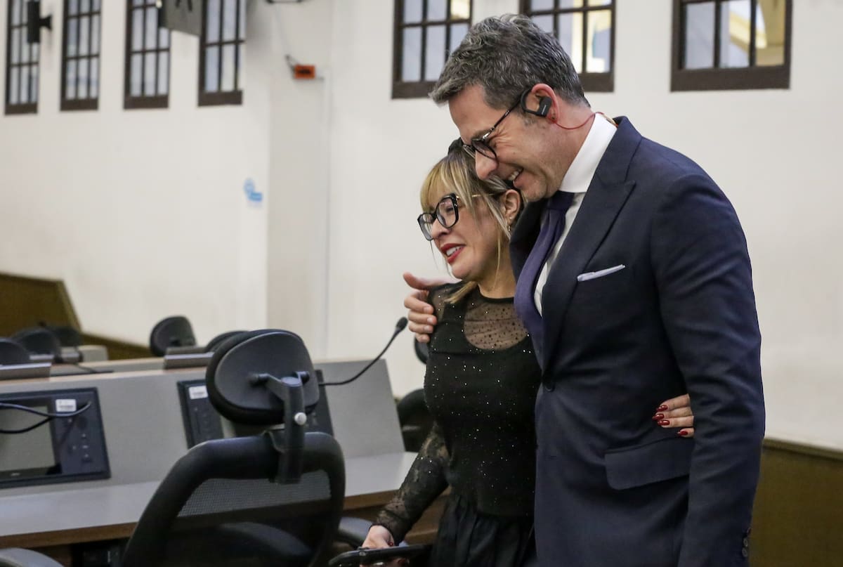 En el Concejo de Bogotá en cámara ardiente familiares y amigos despiden a La Gorda Fabiola. //Foto: Colprensa.
