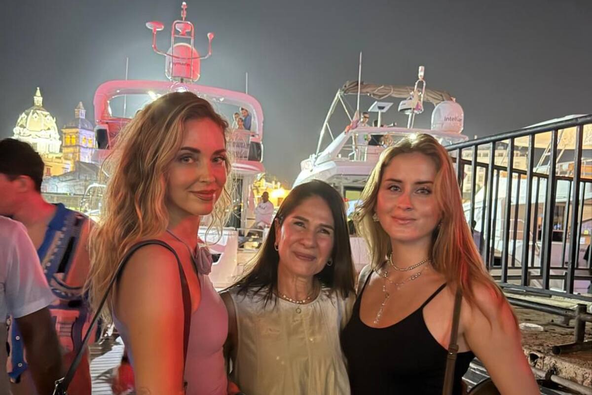Chiara Ferragni está en Cartagena; así ha sido su paso por Colombia