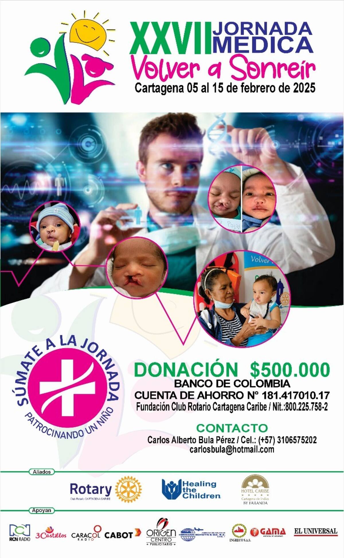 Estas jornadas han sido posibles gracias a la solidaridad y sensibilidad humana. //Cortesía.