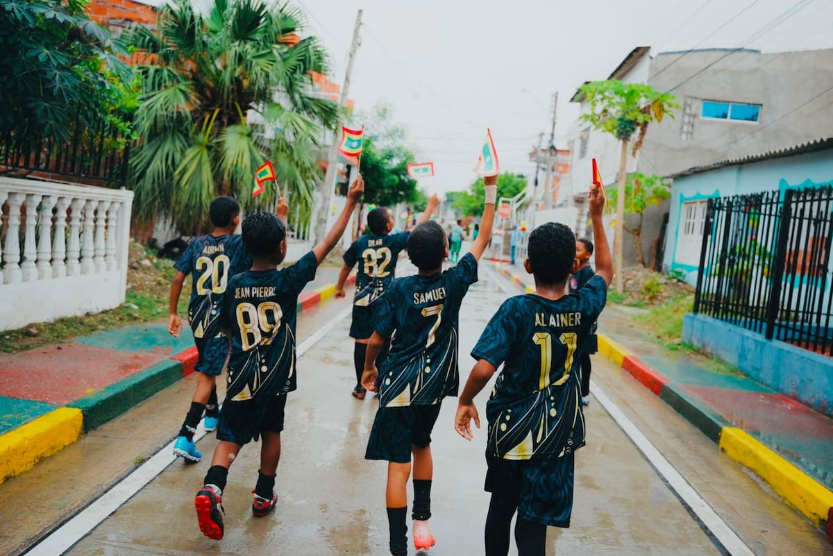 Carrera 36 de La María fue entregada este sábado 6 de junio de 2026. // Foto: Cortesía - Alcaldía de Cartagena.