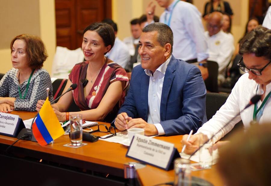 FAO y Gobierno nacional destacan gestión de Dumek Turbay contra el hambre