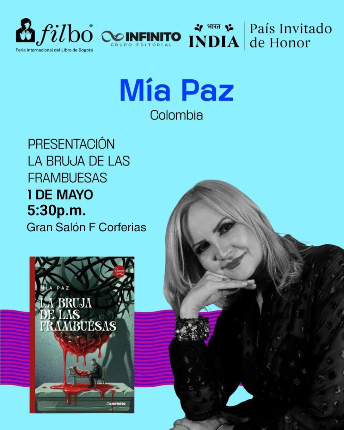 La nueva obra de Mía Paz propone una historia inquietante donde el crimen se oculta tras una apariencia seductora y letal. // Cortesía