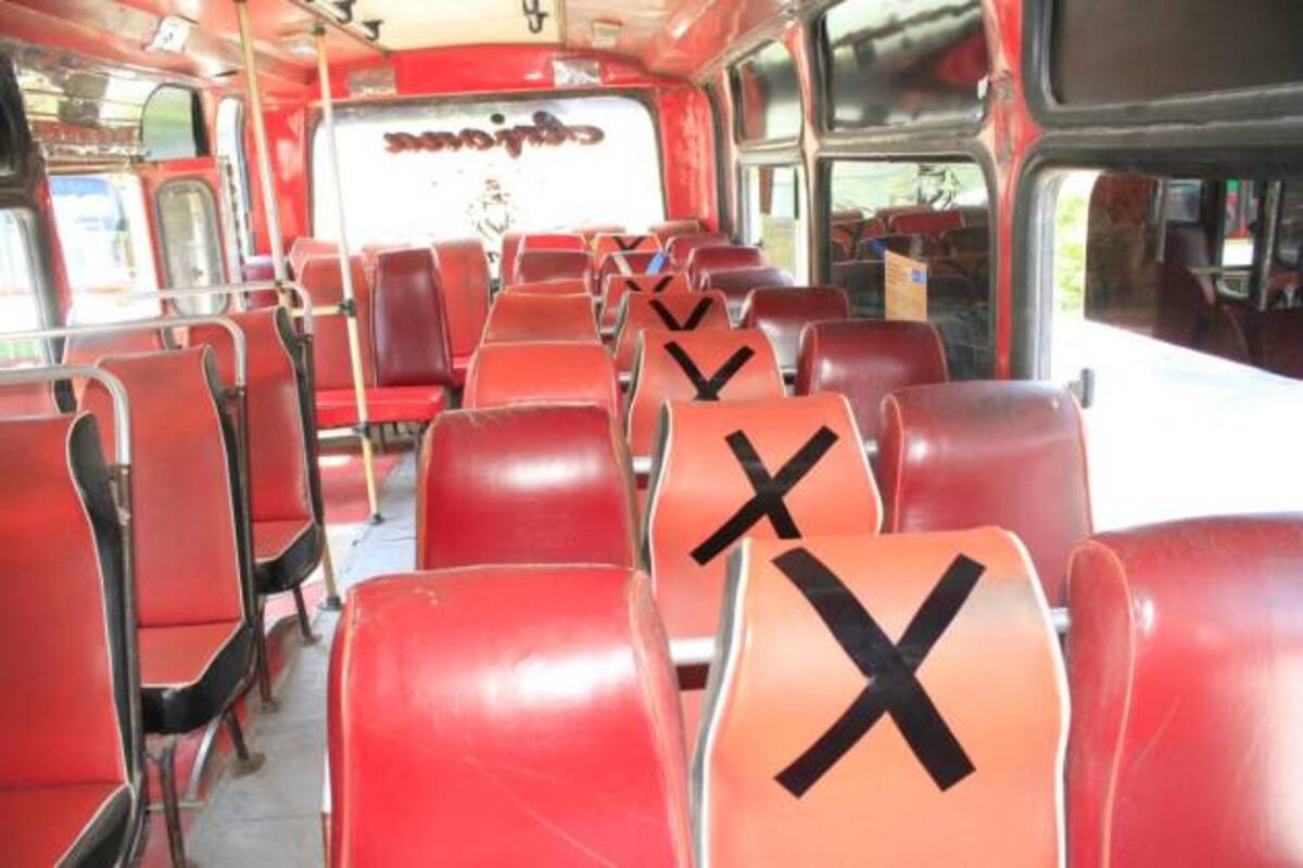 La ocupación de los buses será limitada.