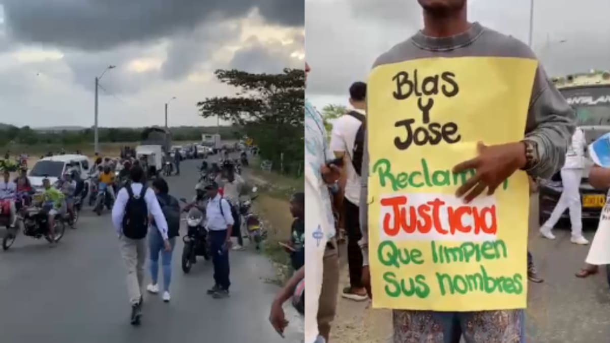La protesta afecta la movilidad hacia Barú mientras la comunidad rechaza los señalamientos contra dos nativos. // Foto: captura de pantalla