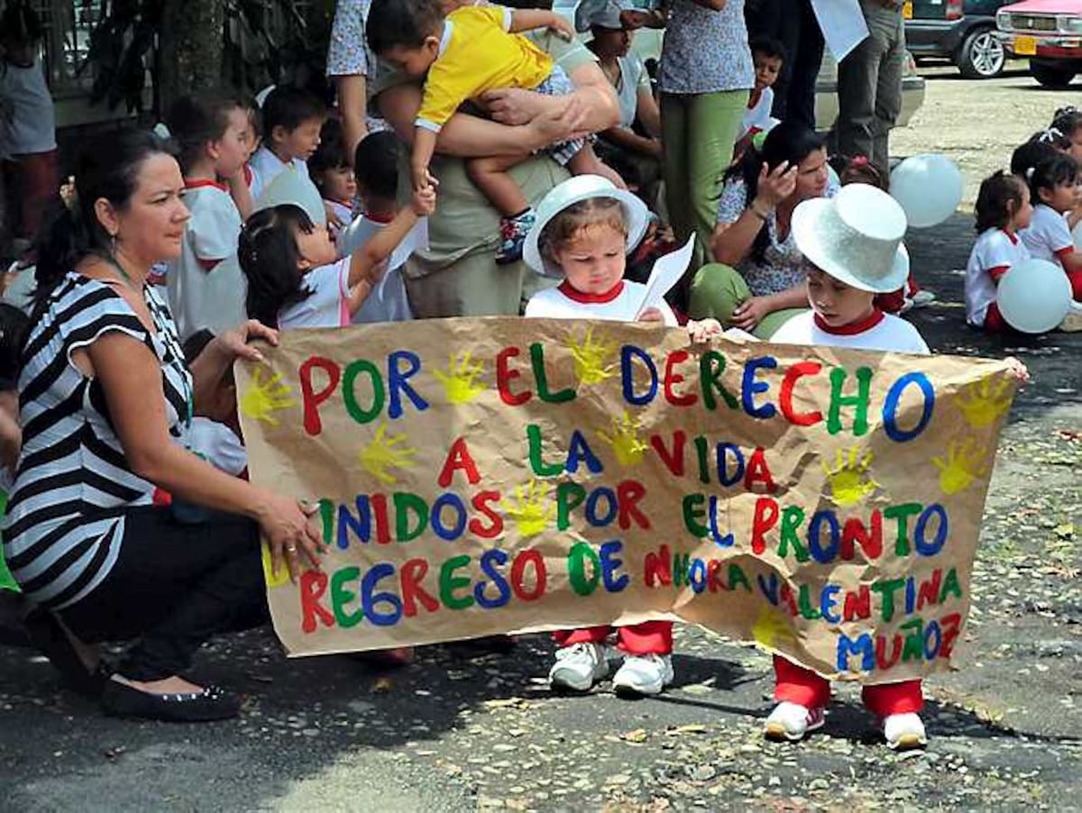 Colombia se sigue uniendo en una sola voz de solidaridad, pidiendo por la liberación de Nohora Valentina, donde los más pequeños no son ajenos a estas manifestaciones. COLPRENSA