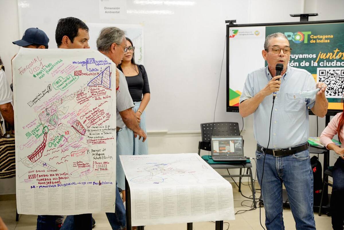 La Secretaría de Planeación lidera encuentros comunitarios para definir el futuro del desarrollo urbano y rural en Cartagena.