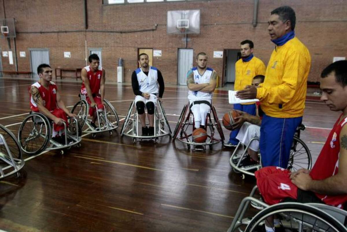 La Selección Colombia de Baloncesto Masculino en Sillas de Ruedas COLPRENSA