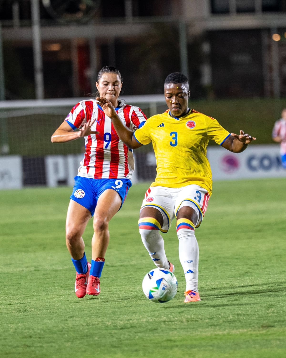La Selección Colombia rescató un agónico empate contra Paraguay en el Sudamericano Femenino Sub-20. Foto: @CONMEBOLtorneos