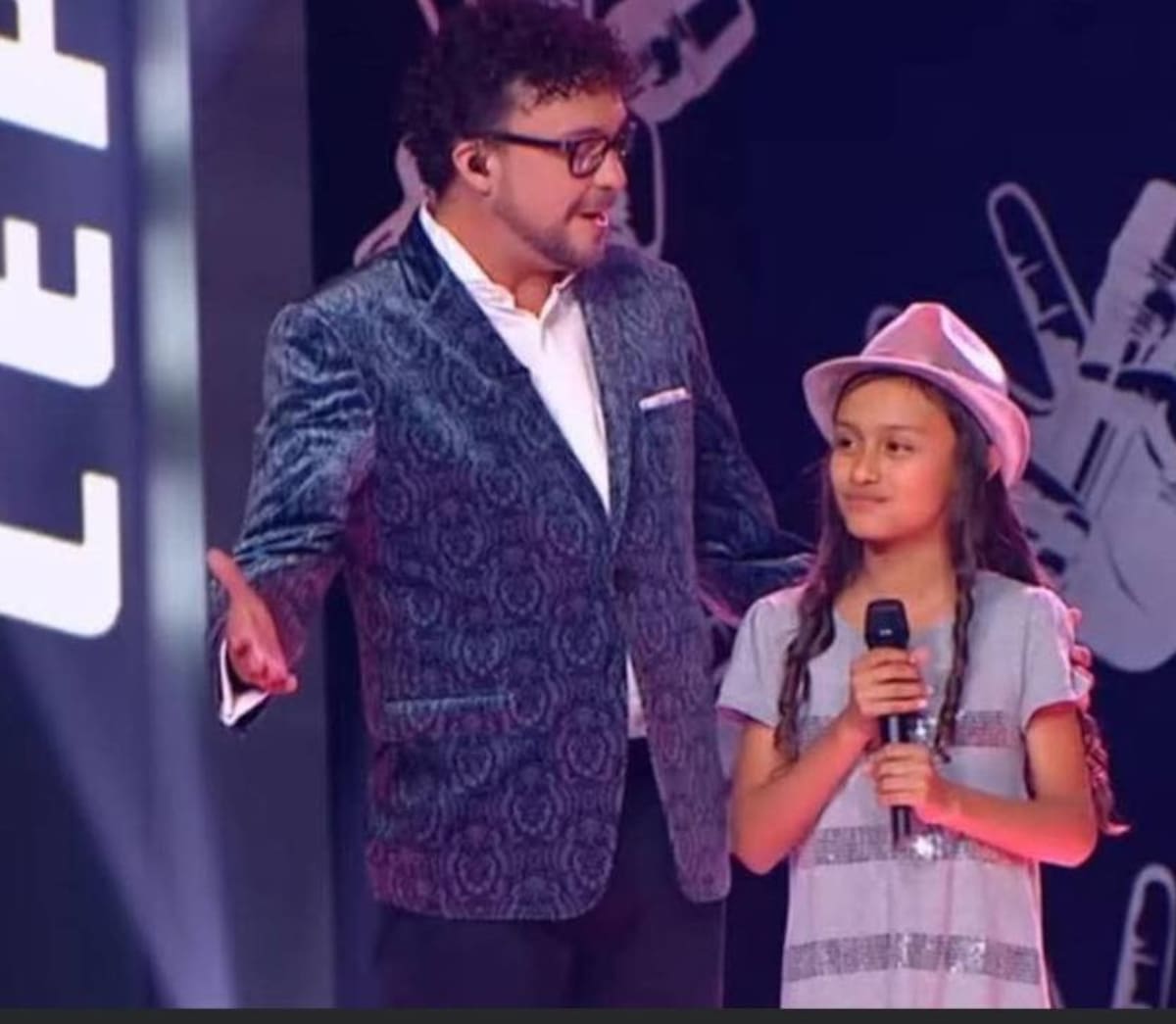 Nicole Valeria Vargas en La Voz Kids. //Foto: captura de pantalla.