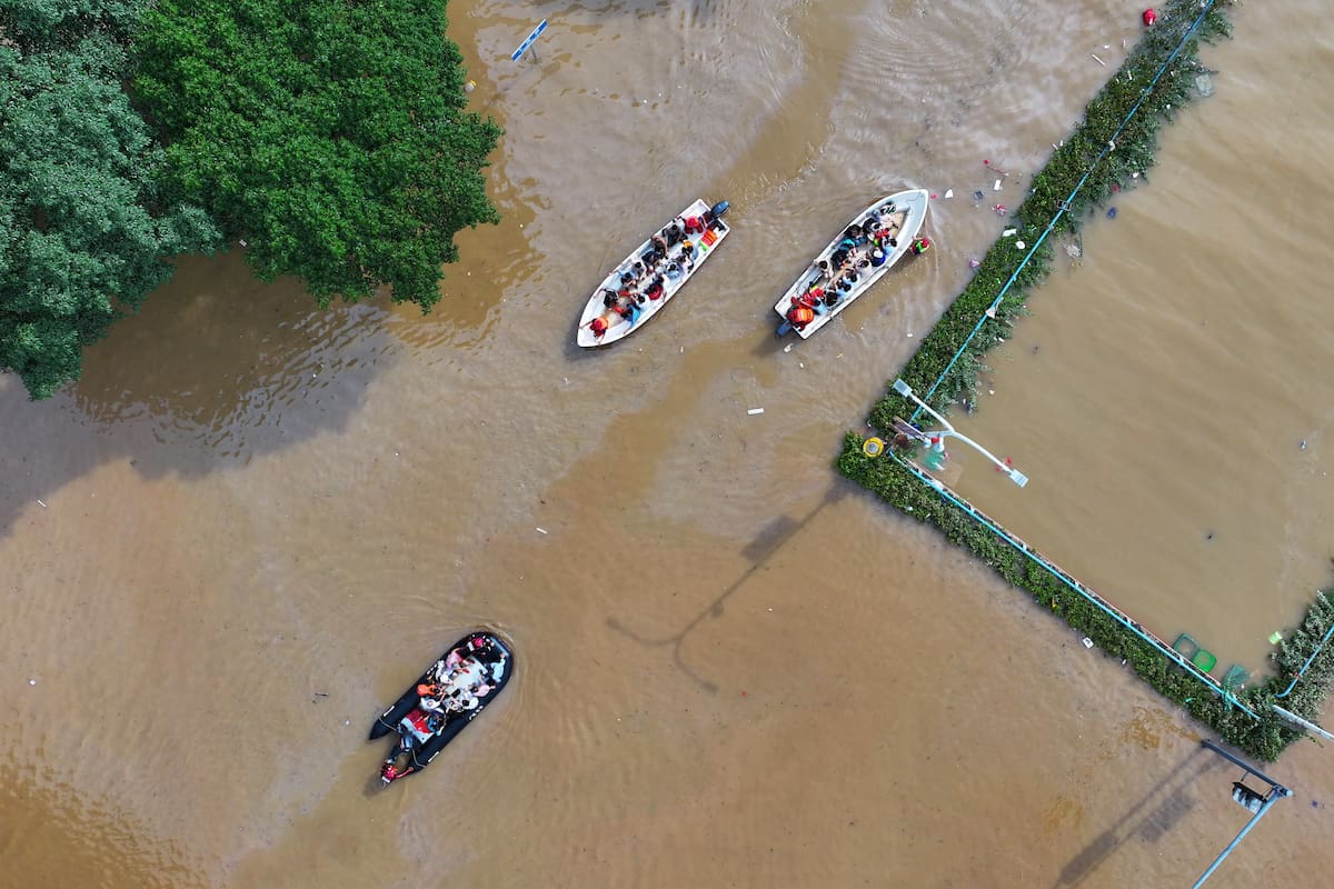 38 Personas han muerto por las intensas lluvias e inundaciones en China