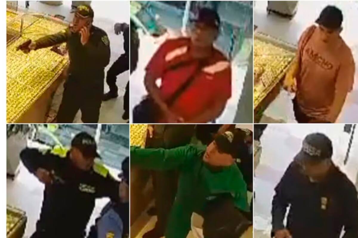 Así cayeron 8 hombres que se vistieron de policías para robar joyería