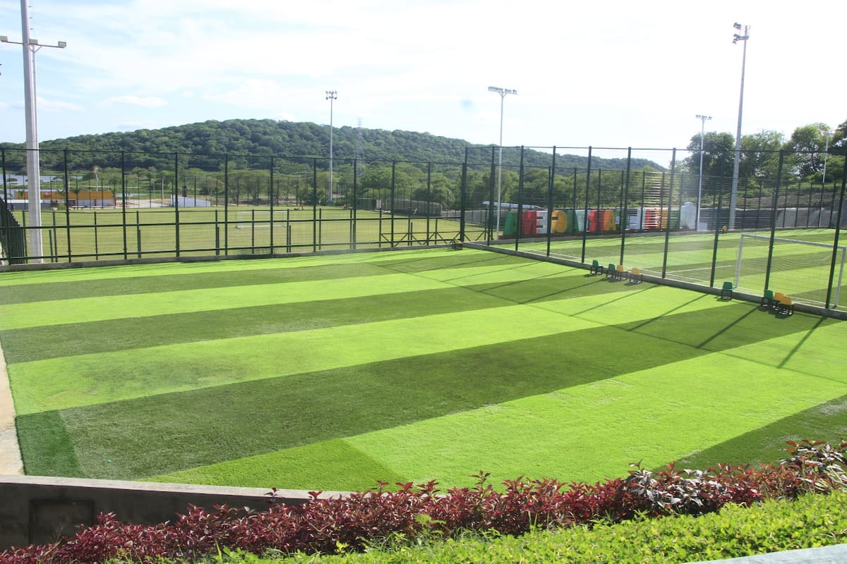Club deportivo Lagos de Mozambique cuente con diferentes instalaciones con medidas internacionales // JULIO CASTAÑO.
