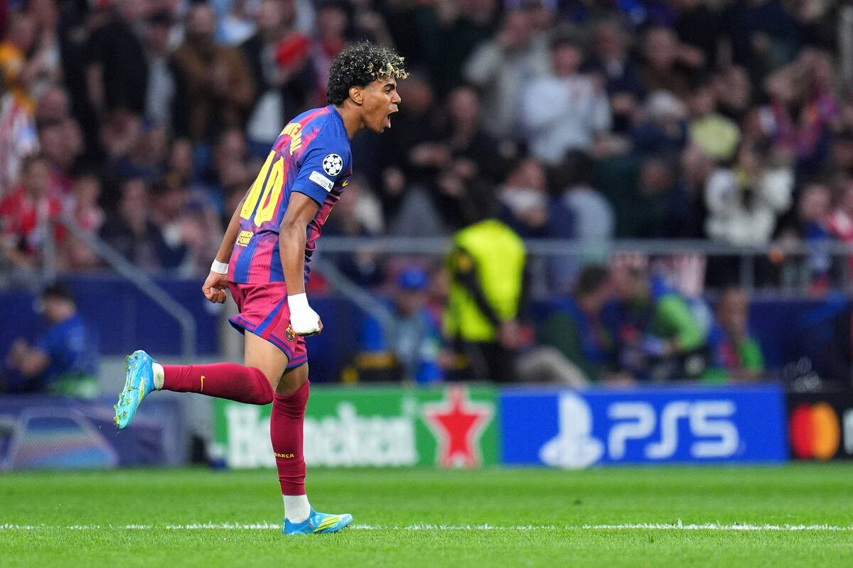Lamine Yamal da la cara tras la eliminación de Barcelona en Champions